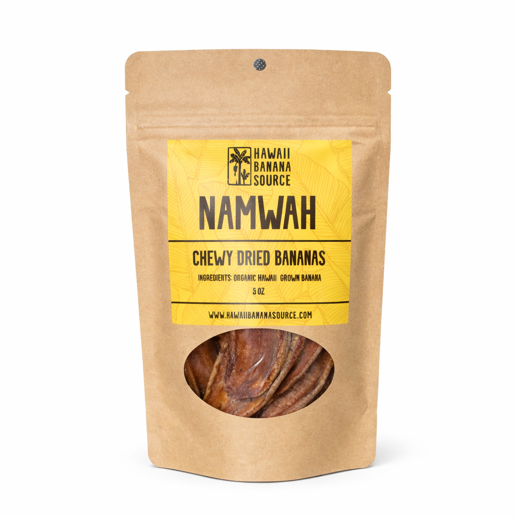 Chewy Dried Namwah Bananas – Hawaiʻi Banana Source