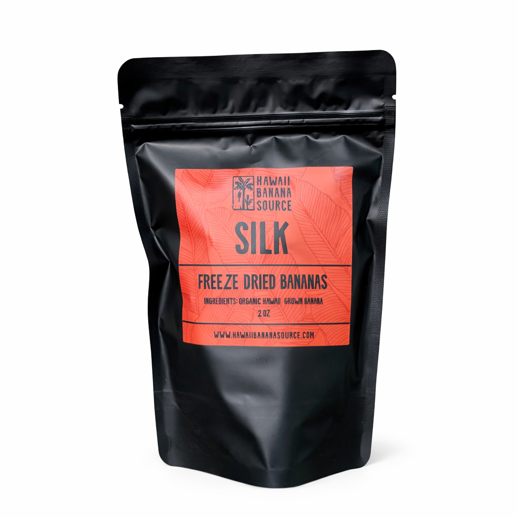 Crispy Freeze-Dried Silk Bananas