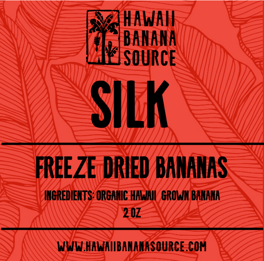Freeze Dried Silk Bananas