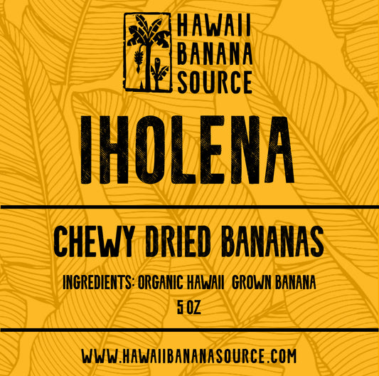 Chewy Dried Iholena Bananas