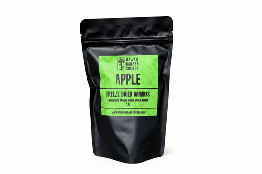 Freeze Dried Apple Bananas Black Bag